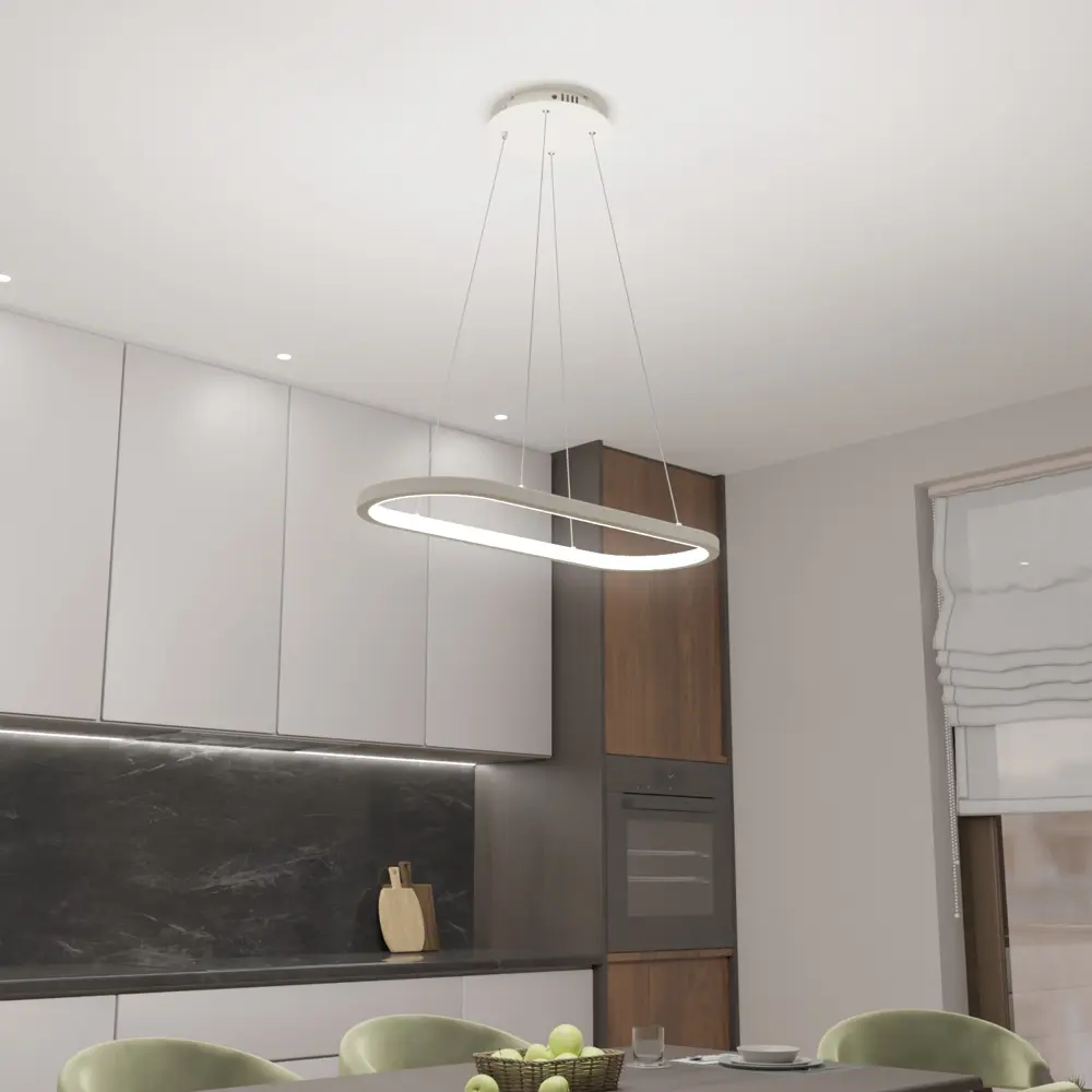 Люстра потолочная светодиодная диммируемая Ritter Rivo 52092 8 с д/у 62 Вт 15 м² 2700К-6500К цвет белый 84339765 STLM-2024549  - Вид №13