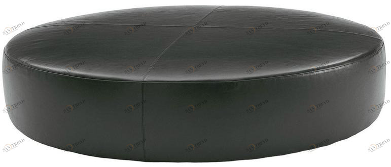 B&B Italia Круглый кожаный пуф Harry sun-id-1412572