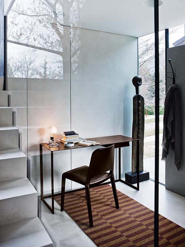 Стальной письменный стол с кожаным покрытием Zanotta CALAMO ARCH-00145869 - Вид №3