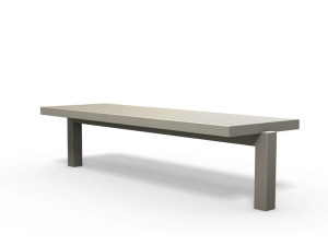 Скамья из нержавеющей стали