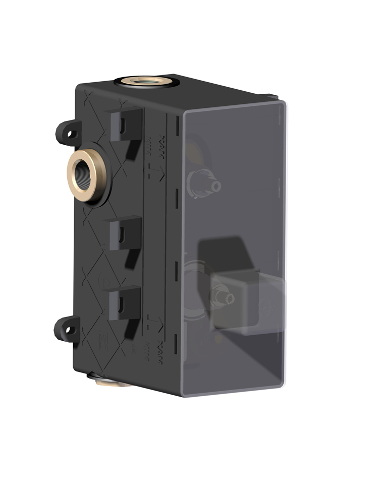 484022 Bellosta Rubinetterie ВСТРОЕННЫЙ ТЕРМОСТАТИЧЕСКИЙ СМЕСИТЕЛЬ С РАЗЪЕМОМ_x005F
3 1/2 "ВЫХОДЫ 