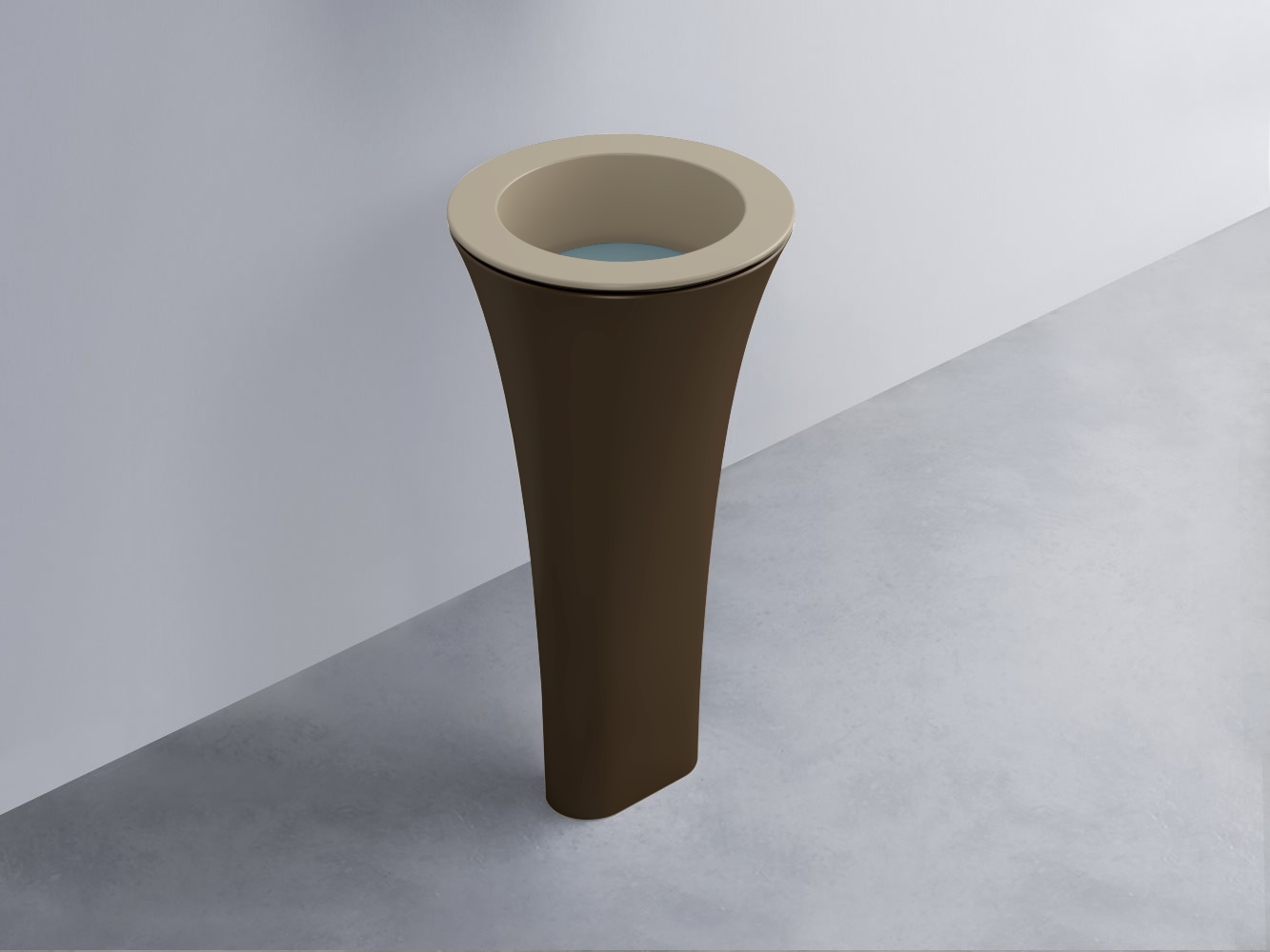 AMLA45-AV+AMPILT-PL+AMCOLT-CA Раковина Amedeo Tondo отдельностоящая cielo Enjoy + Amedeo Ceramica Cielo