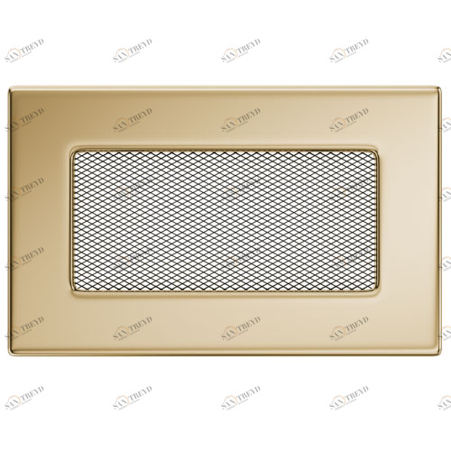 Вентиляционная решетка Kratki 11х17 (золото) 4132