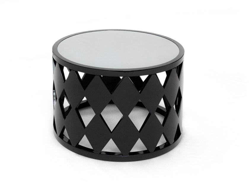 Mytto Круглый журнальный столик из лакированного дерева Larforma sun-id-1492581 - Вид №8