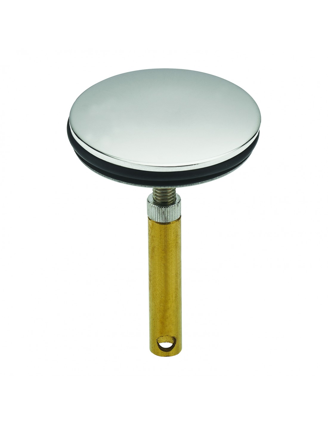 041200 000 01  Клапан для умывальника, мини-штанга. 40 макс. 60 мм, д. 39 мм, нержавеющая сталь, 2 шт. Valentin Хром 