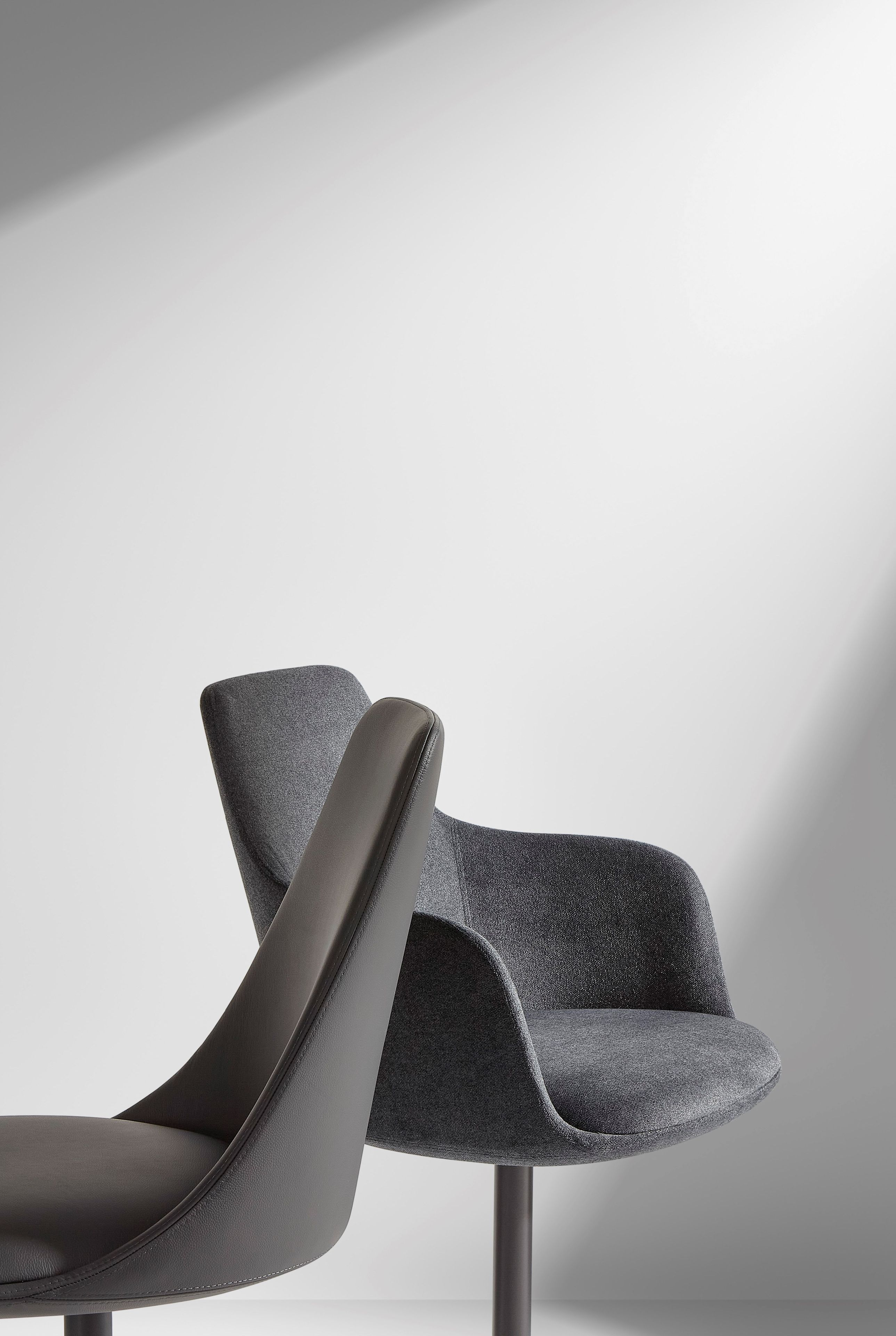 Кожаный поворотный операционный офисный стул BONALDO Itala ARCH-00031655 - Вид №2