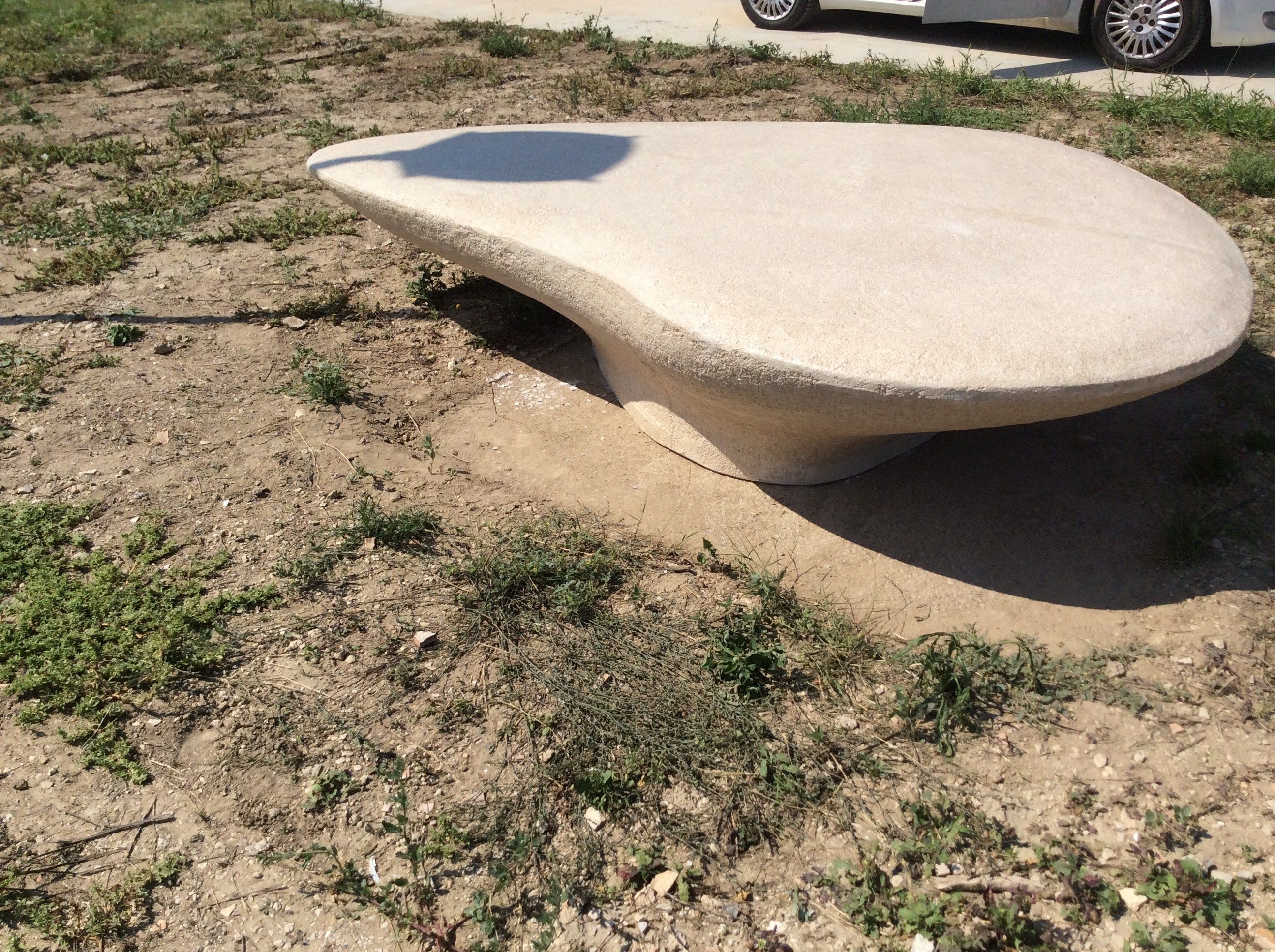 Реконструированная каменная изогнутая скамья Viscio Urban Design SARA ARCH-00011629 - Вид №4