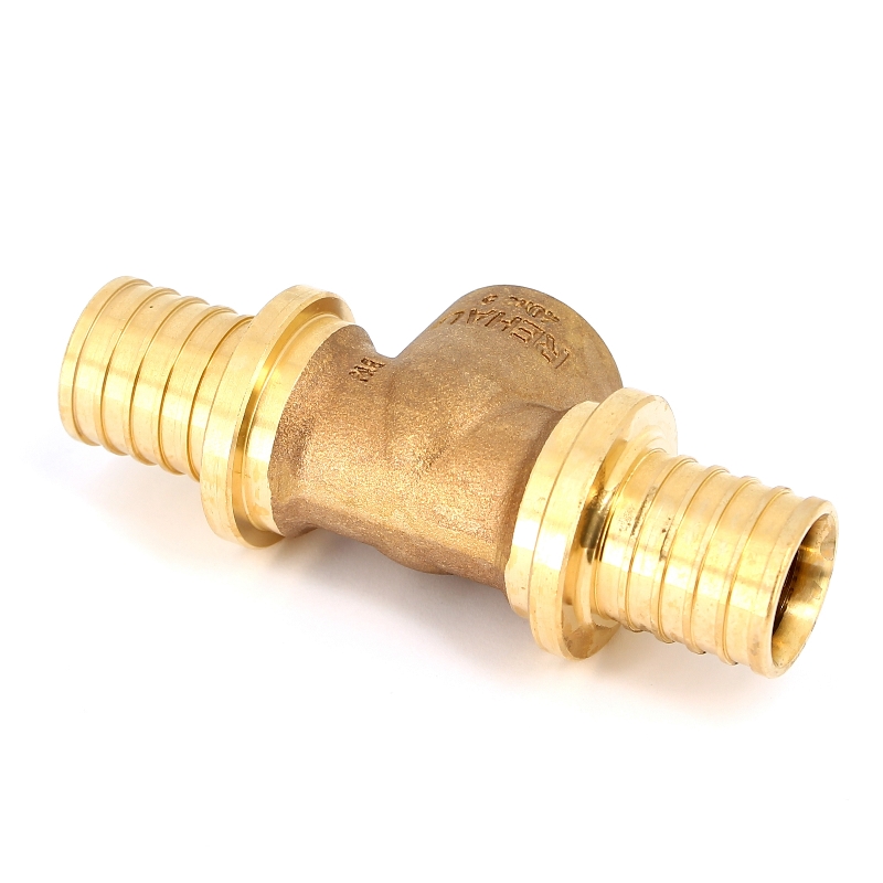 Тройник надвижной латунный REHAU 40 с внутренней резьбой на боковом проходе 456300 - Вид №3