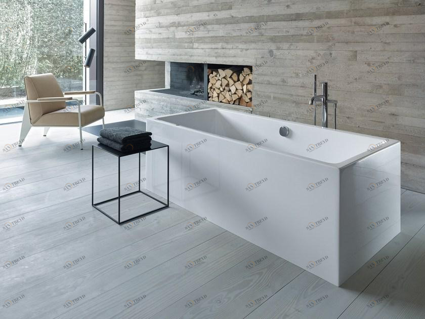 Duravit Отдельностоящая прямоугольная акриловая ванна Vero air 700418
