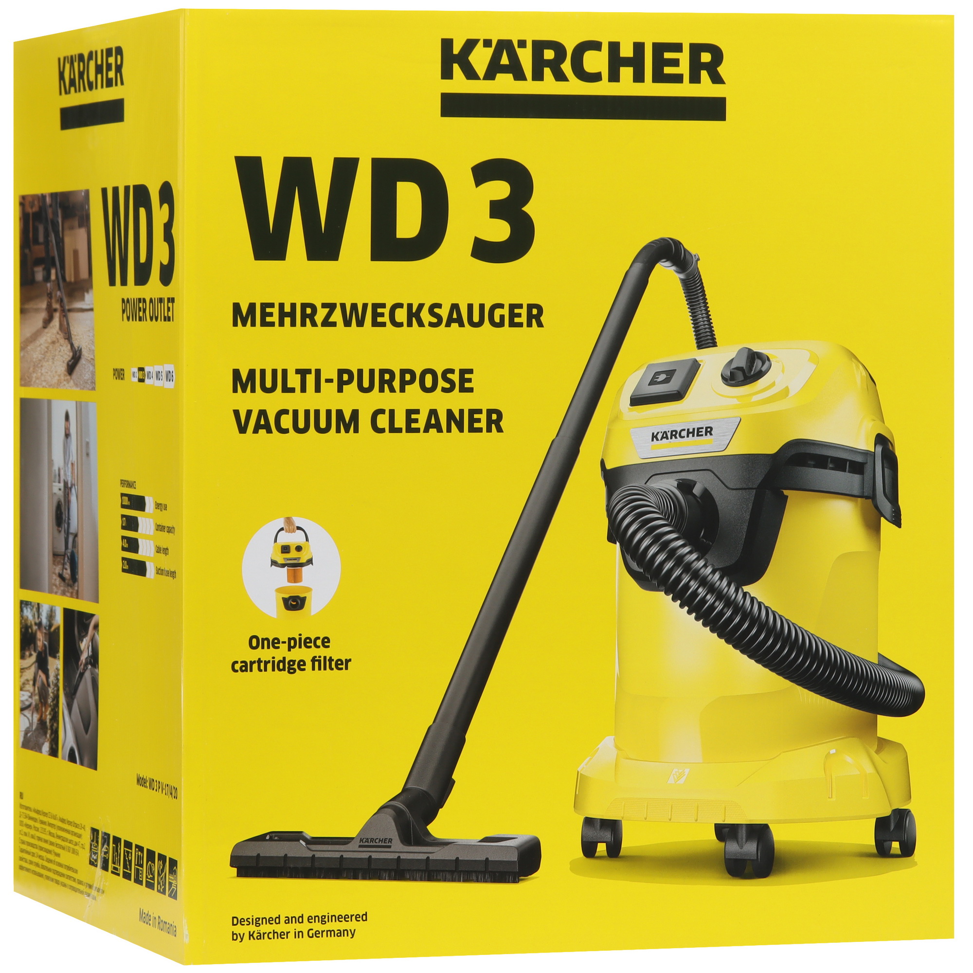 Хозяйственный пылесос  Karcher WD 3 P V-17/4/20 5445502 STDN-0102906 - Вид №14