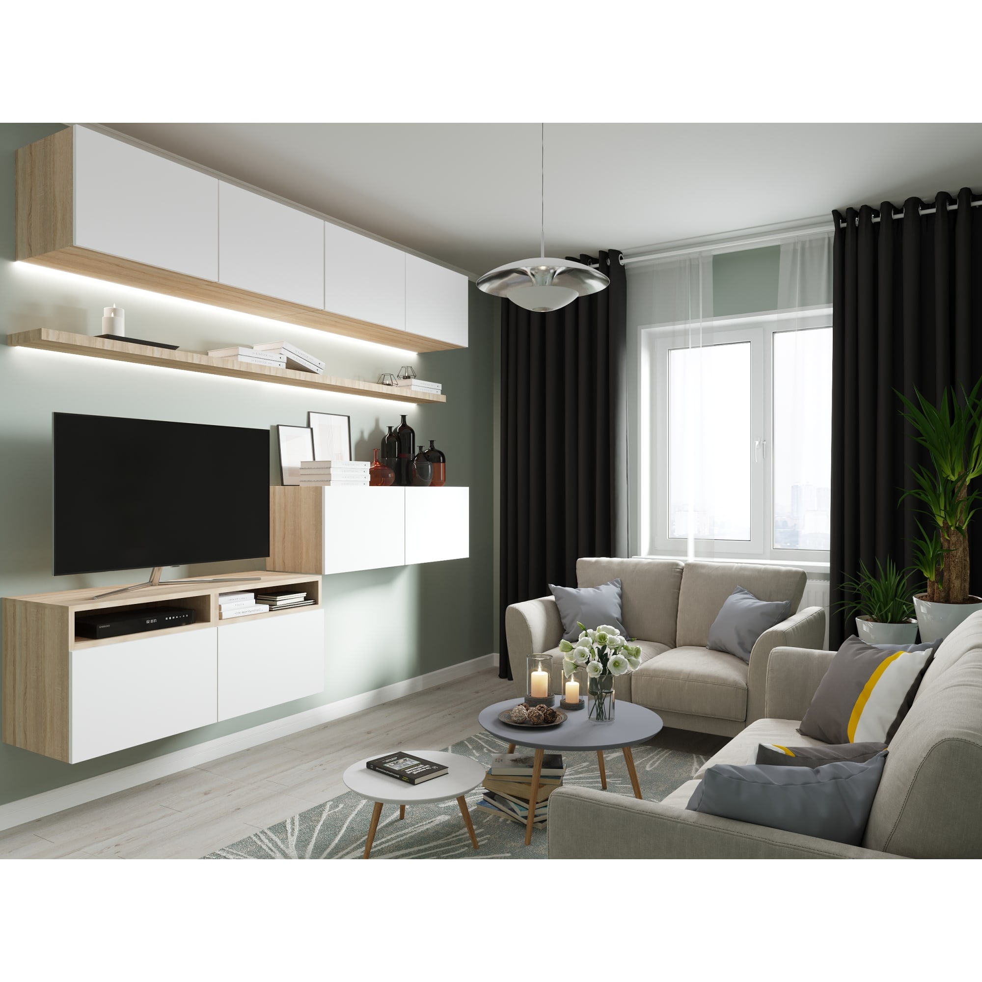 81965184 Каркас шкафа МФ 120,1x51,2x41,7 см, цвет дуб сонома Santreyd  - Вид №2