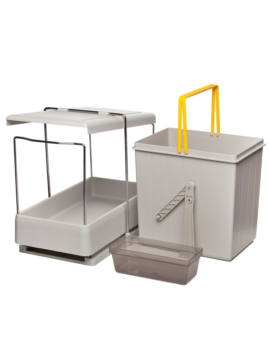 Контейнер для мусора на дверцу Gamma 400/17 Light Grey NAVAKO 10015 - Вид №2