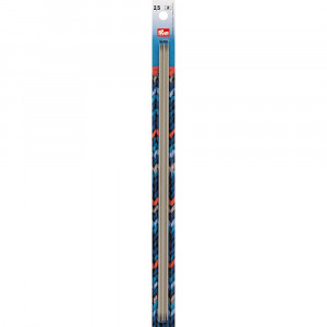 191556 Спицы PRYM чулочные алюминий d 2.5 мм 30 см с острием на обоих концах PRYM