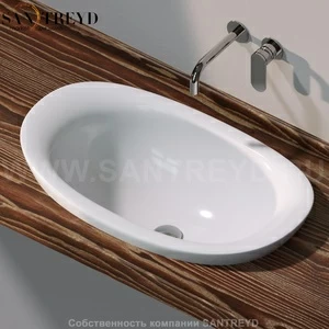IO42759016 Накладная раковина под столешницу  овальная Ceramica Flaminia IO e SI