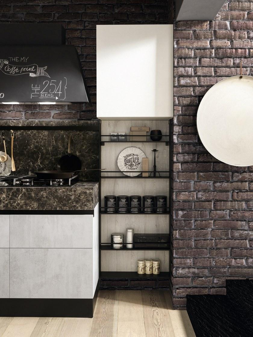 Febal Casa Модульная кухня из меламина с островом sun-id-1433505 - Вид №9