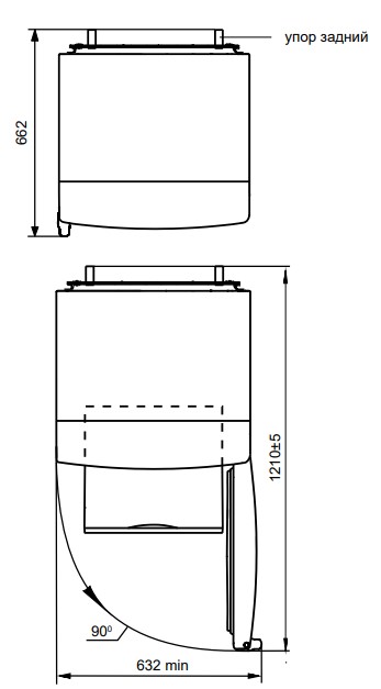 5462704 Морозильный шкаф  ATLANT М-7184-060 серый STDN-0049653 - Вид №12