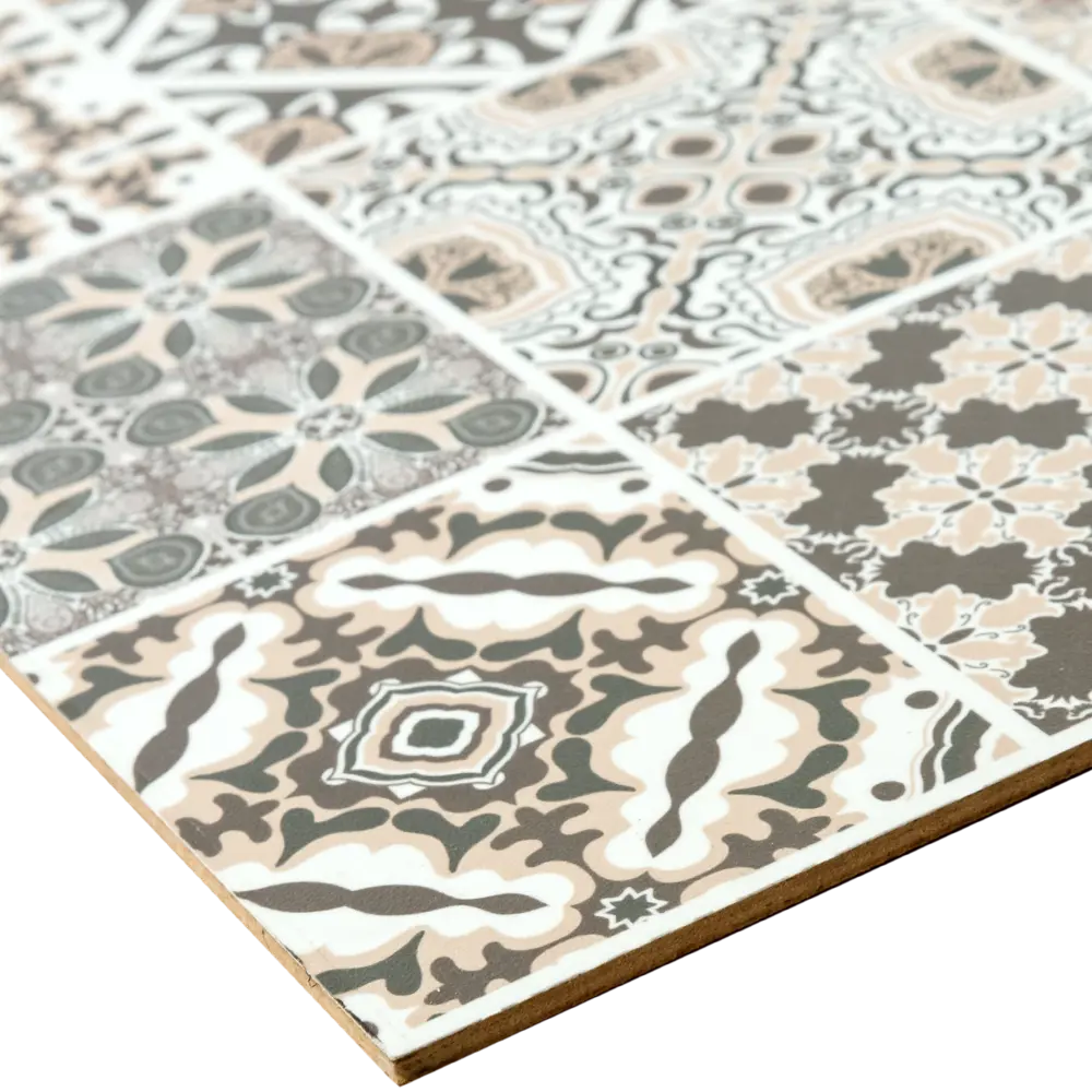 ТРОЯ Стеновая панель Пэчворк с геометрическим узором 240×60 см 82520245 STLM-0029012 - Вид №1