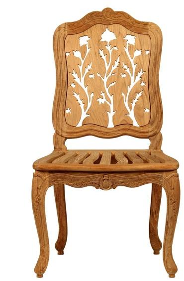 ASTELLO Садовый стул из тикового дерева с высокой спинкой Chèvrefeuille sun-id-1493858 - Вид №1