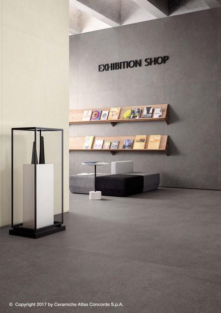 Atlas Concorde Белая плитка для стен с эффектом бетона Kone sun-id-1443523 - Вид №13