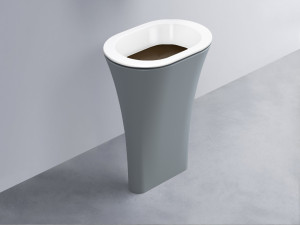 AMLA65-BL+AMPILO-CA+AMCOLO-BR Раковина Amedeo Ovale отдельностоящая cielo Enjoy + Amedeo