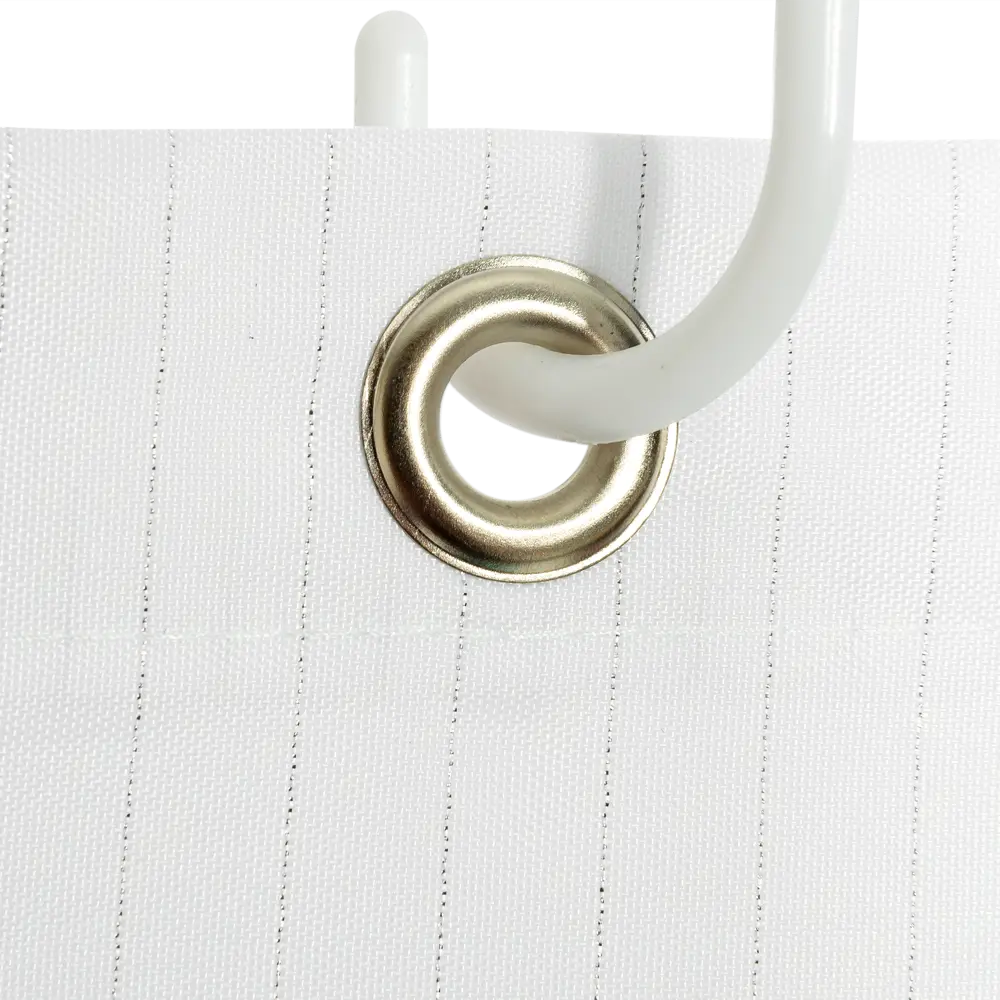 Штора для ванны Silver Rain, 180х200 см, полиэстер, цвет белый/серебряный BATH PLUS ШТОРЫ DECOR COLLECTION STLM-2067835 - Вид №4