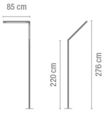 Vibia Светодиодный садовый светильник из стали Palo alto sun-id-1455458 - Вид №13