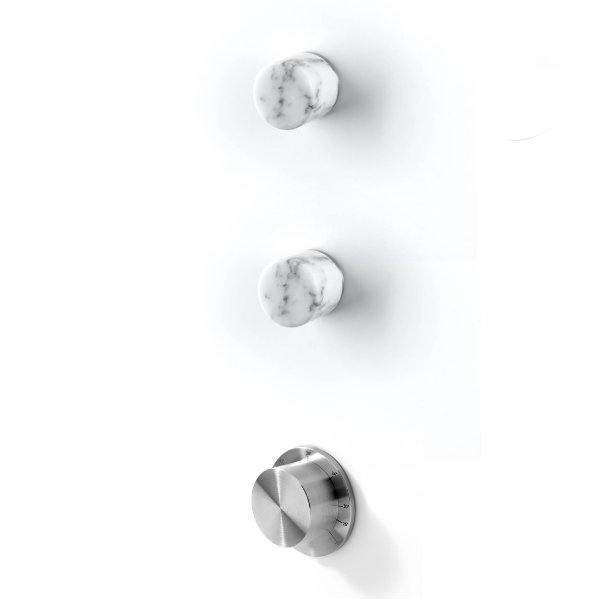 Термостатический смеситель с 2 кранами открытия/закрытия. MRB272 linki 