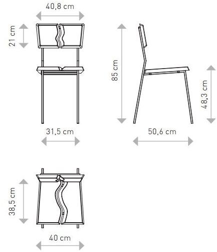 PROTEK® Стул из дуба и смолы Legno e resina sun-id-1393229 - Вид №3