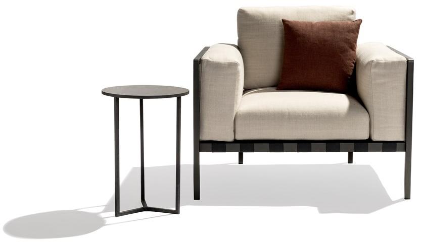 TRIBÙ Круглый высокий стол из алюминия с порошковым покрытием Natal alu sofa 01676 - Вид №1