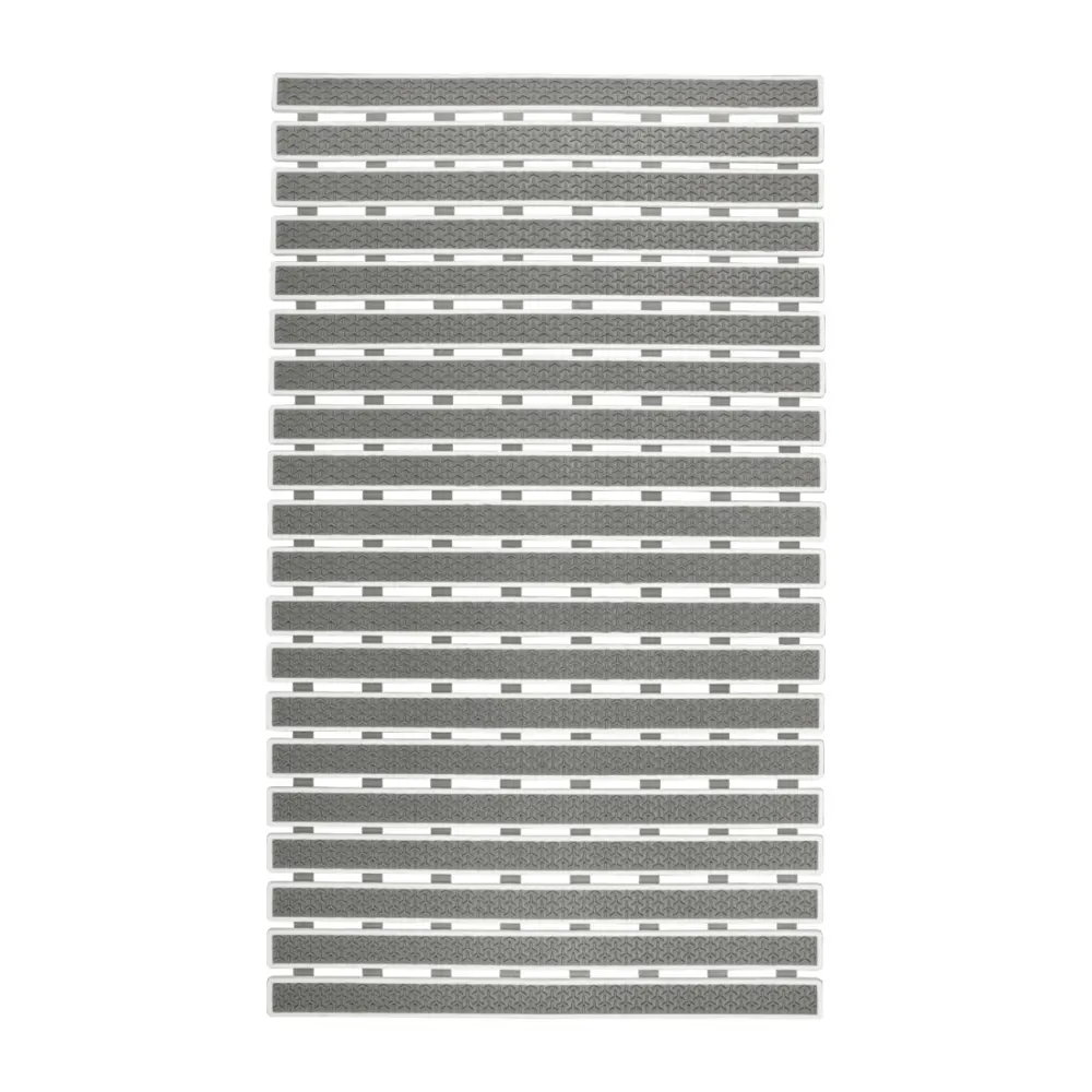 Коврик для ванной Zenfort Идеал противоскользящий 38x69 см цвет серый STLM-2025452