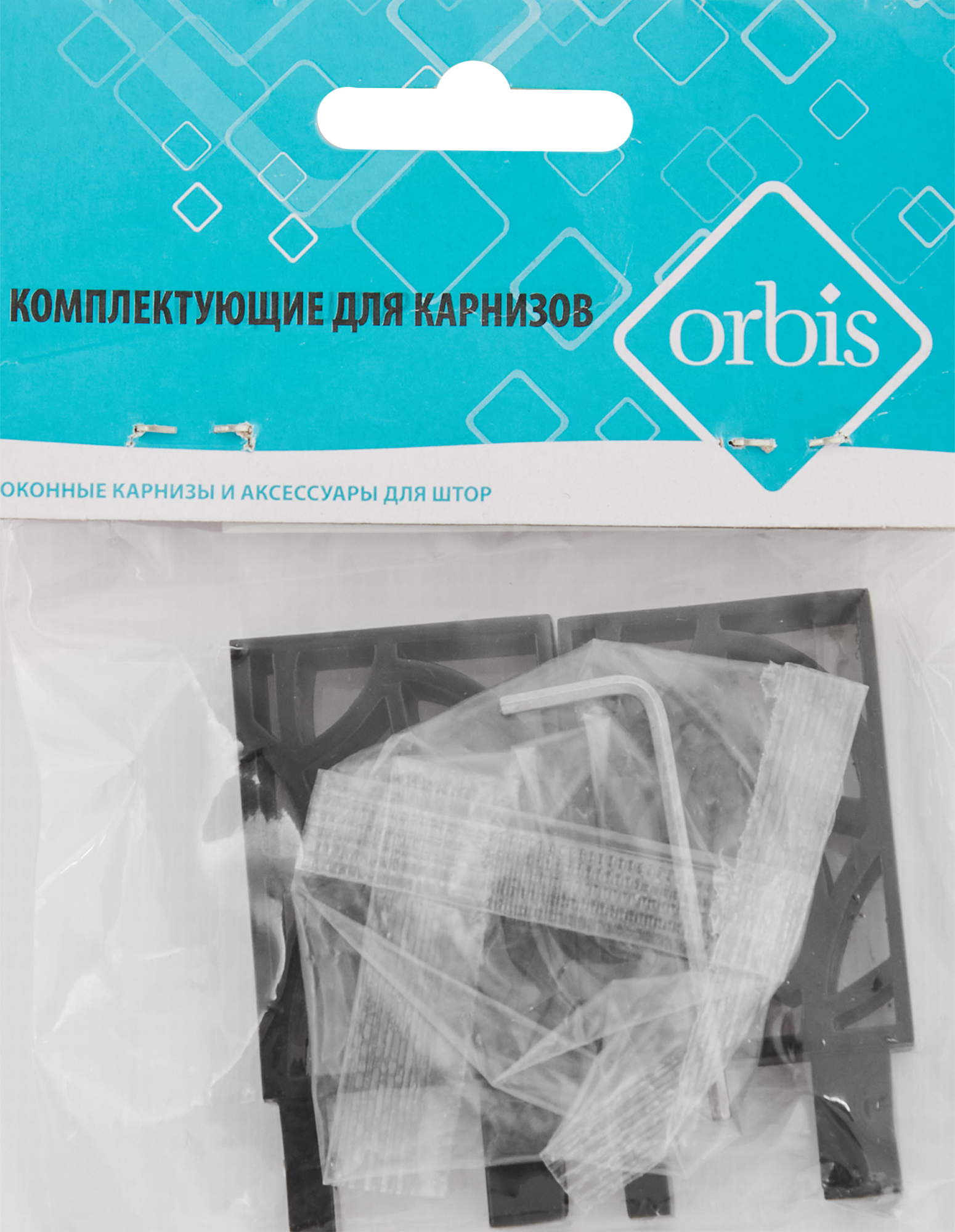 Наконечник Квадро Листья черный 4 см 2 шт. INSPIRE 86198722 STLM-0066737 - Вид №2