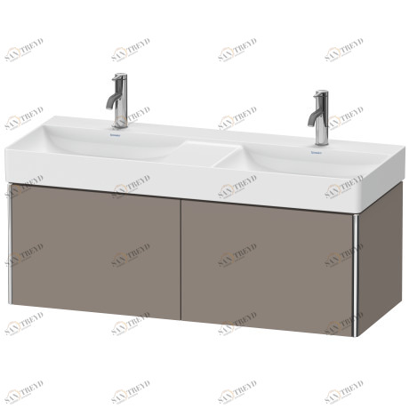 XS406404343 XSquare Тумбочка подвесная Базальт матовый, декор Duravit