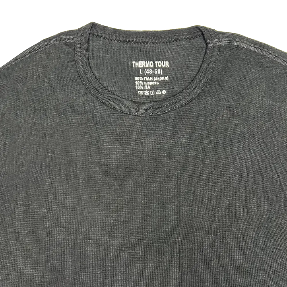 Мужской комплект термобелья THERMOTOUR М.8012 черный L 89398833 Outdoor STLM-1544878 - Вид №1