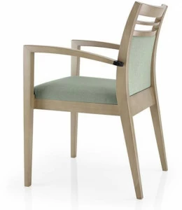 JMS Штабелируемый тканевый стул для ресторана с подлокотниками Cassis M16ce
