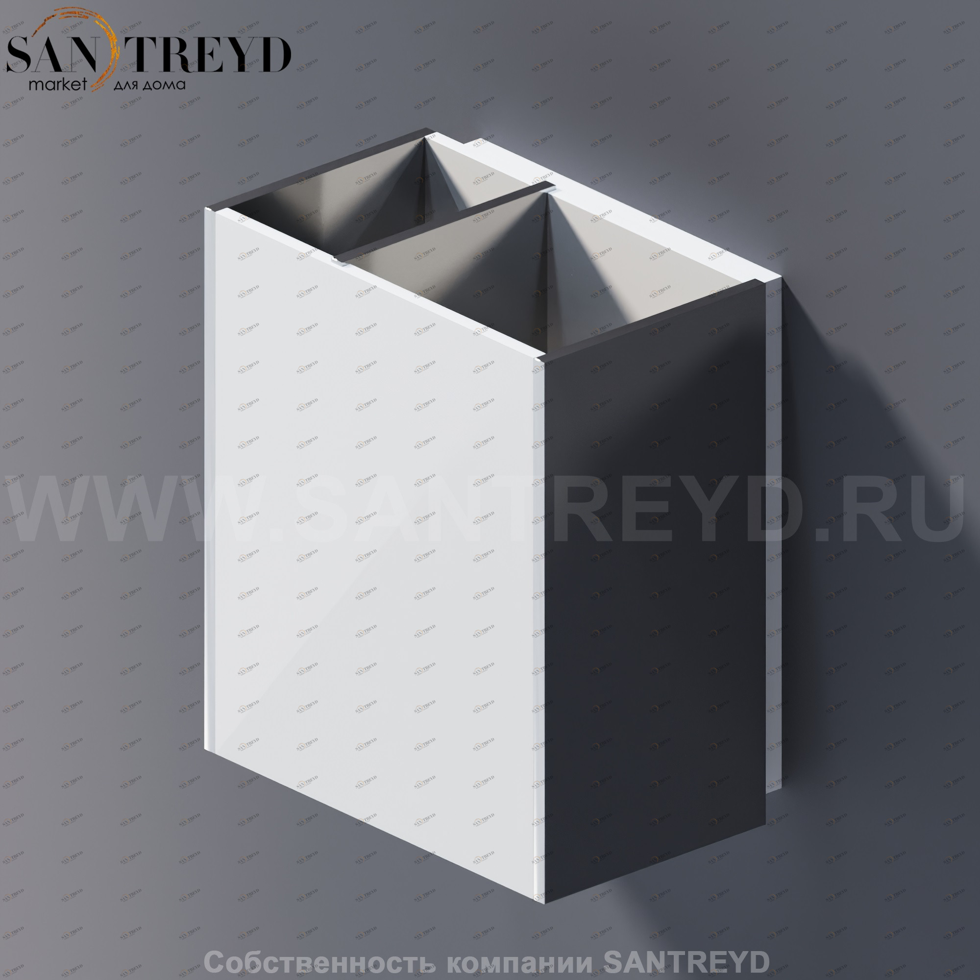 Agape PORTO Держатель для зубных щеток хромированный APOR0574