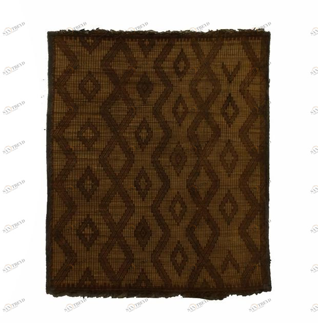 AFOLKI Прямоугольный коврик из дерева и кожи Tuareg St042tu