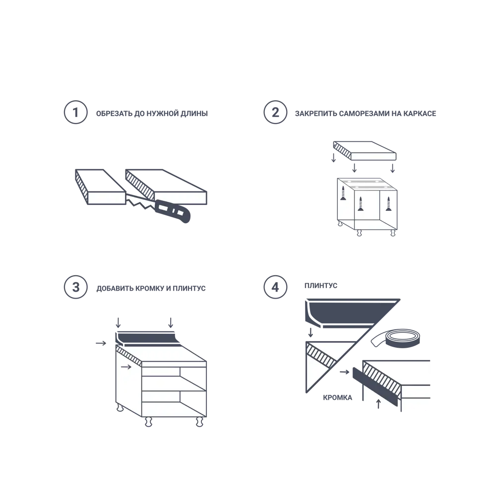 Столешница DELINIA Дуб Корсика для кухни и барной стойки 85361388 STLM-0062195 - Вид №8