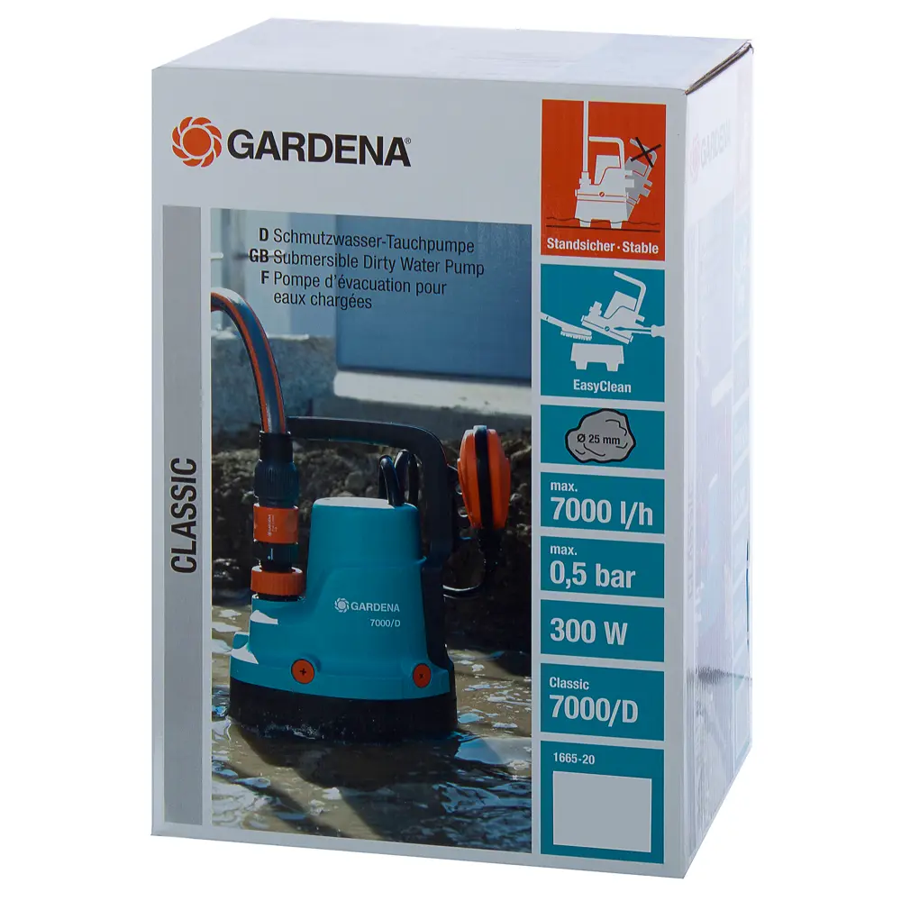 Насос погружной дренажный Gardena 7000/D для грязной воды, 7000 л/час 18475274 STLM-2089426  - Вид №4