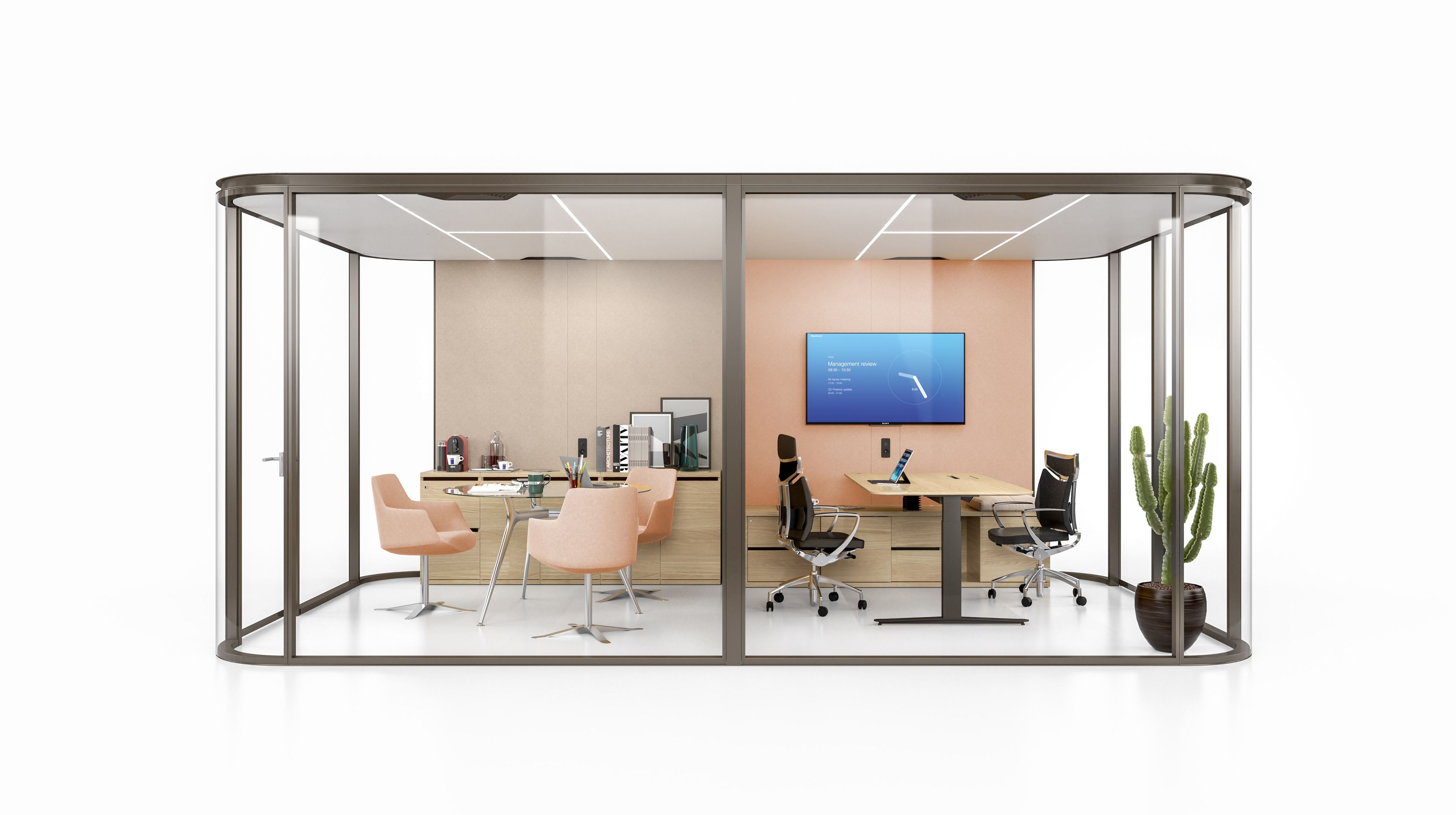 Акустическая офисная кабина со встроенным освещением ESTEL GROUP Collaborative Room ARCH-00057286 - Вид №22