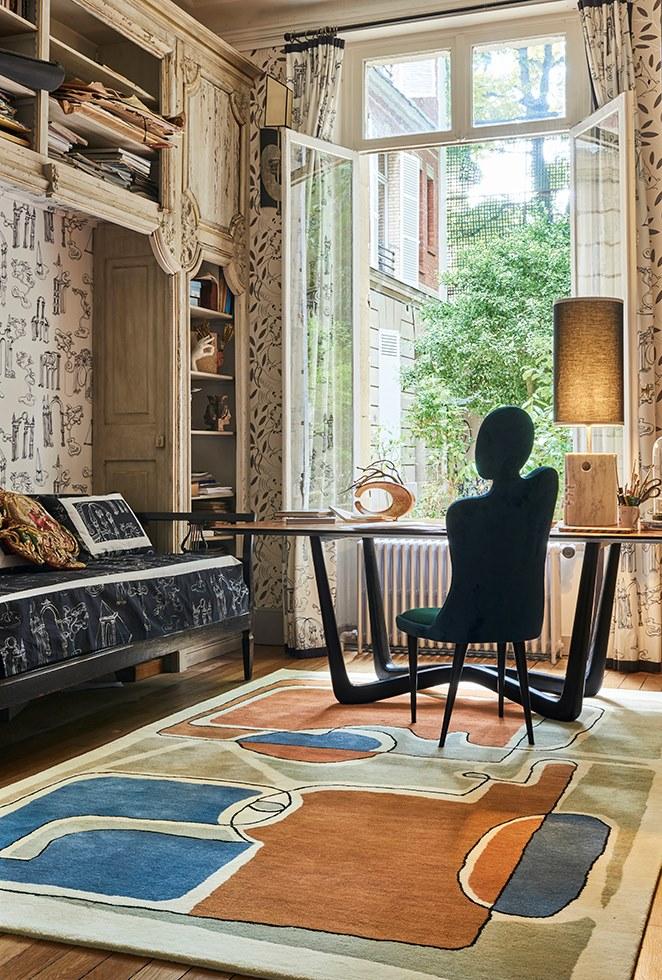 Toulemonde Bochart Прямоугольный коврик из шерсти и вискозы The designers sun-id-1384329 - Вид №2