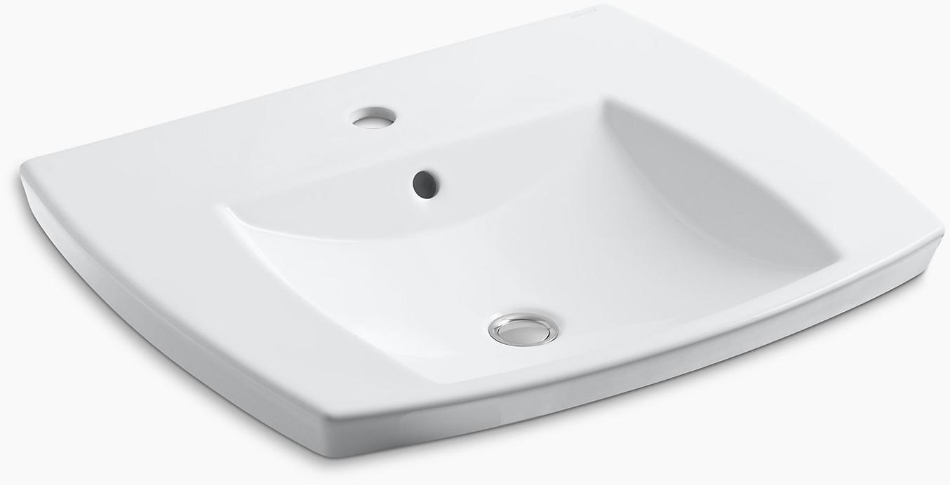 K-2381-1-7 Накладная раковина на столешницу  прямоугольная Kohler  - Вид №1