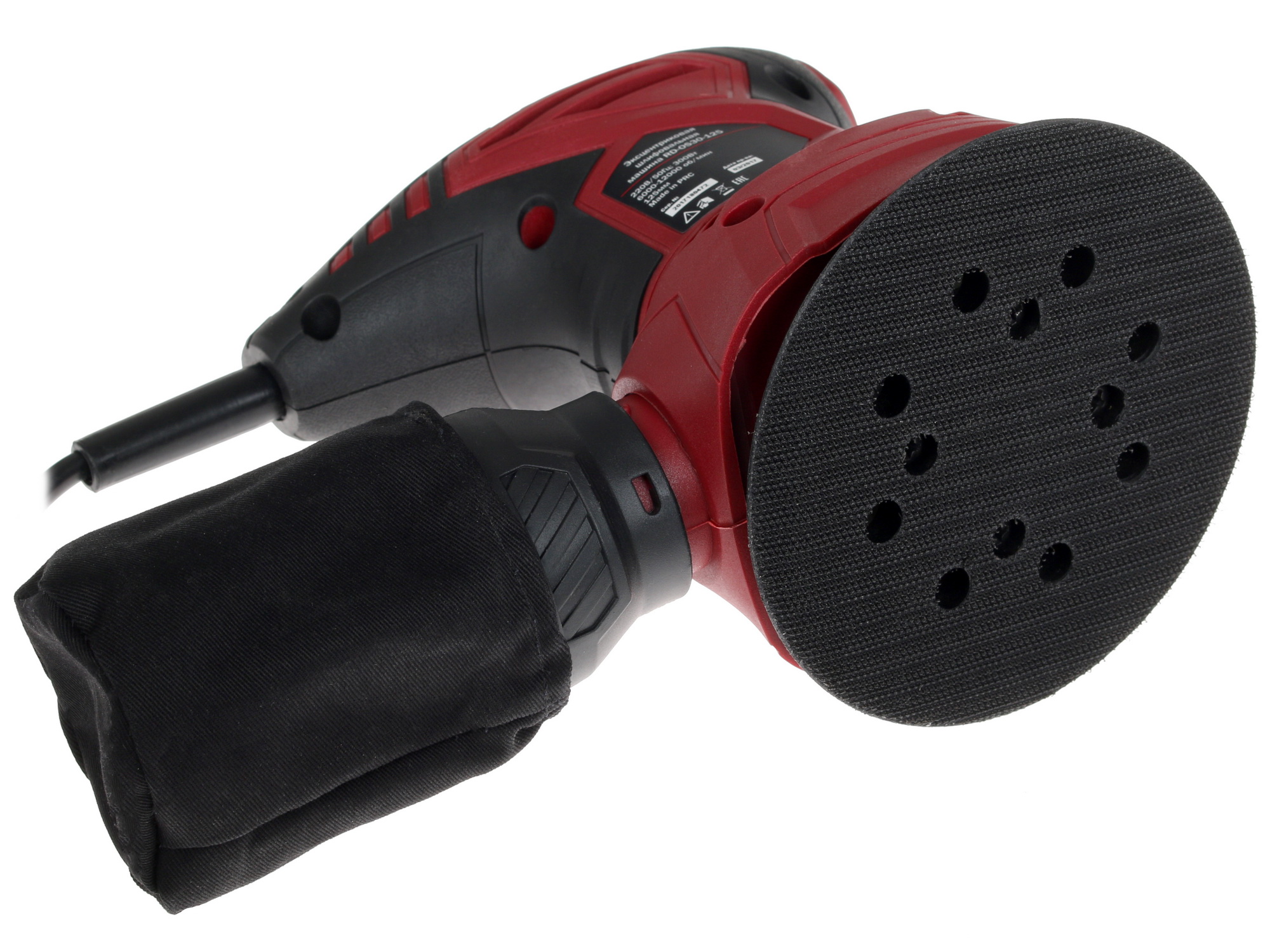 Эксцентриковая шлифмашинка RedVerg RD-OS30-125 1149225 STDN-0079514 - Вид №6