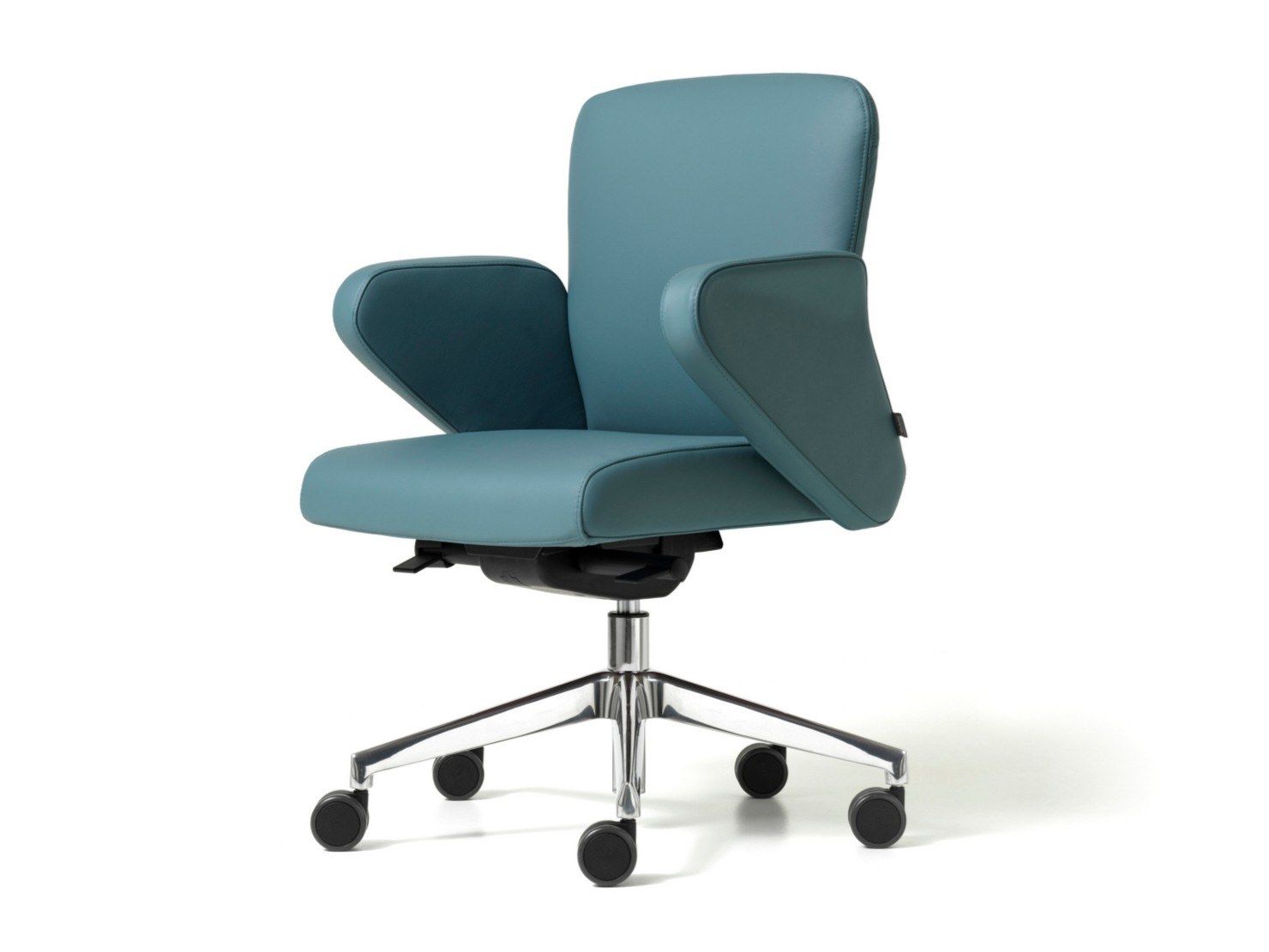 Офисное кресло с регулируемой высотой и кожаными колесами с 5 спицами Diemme Halfpipe ARCH-00084085 - Вид №1