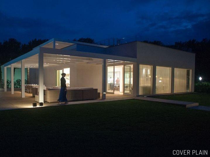 STUDIO 66 Настенная пергола из алюминия с регулируемыми жалюзи sun-id-1351963 - Вид №5