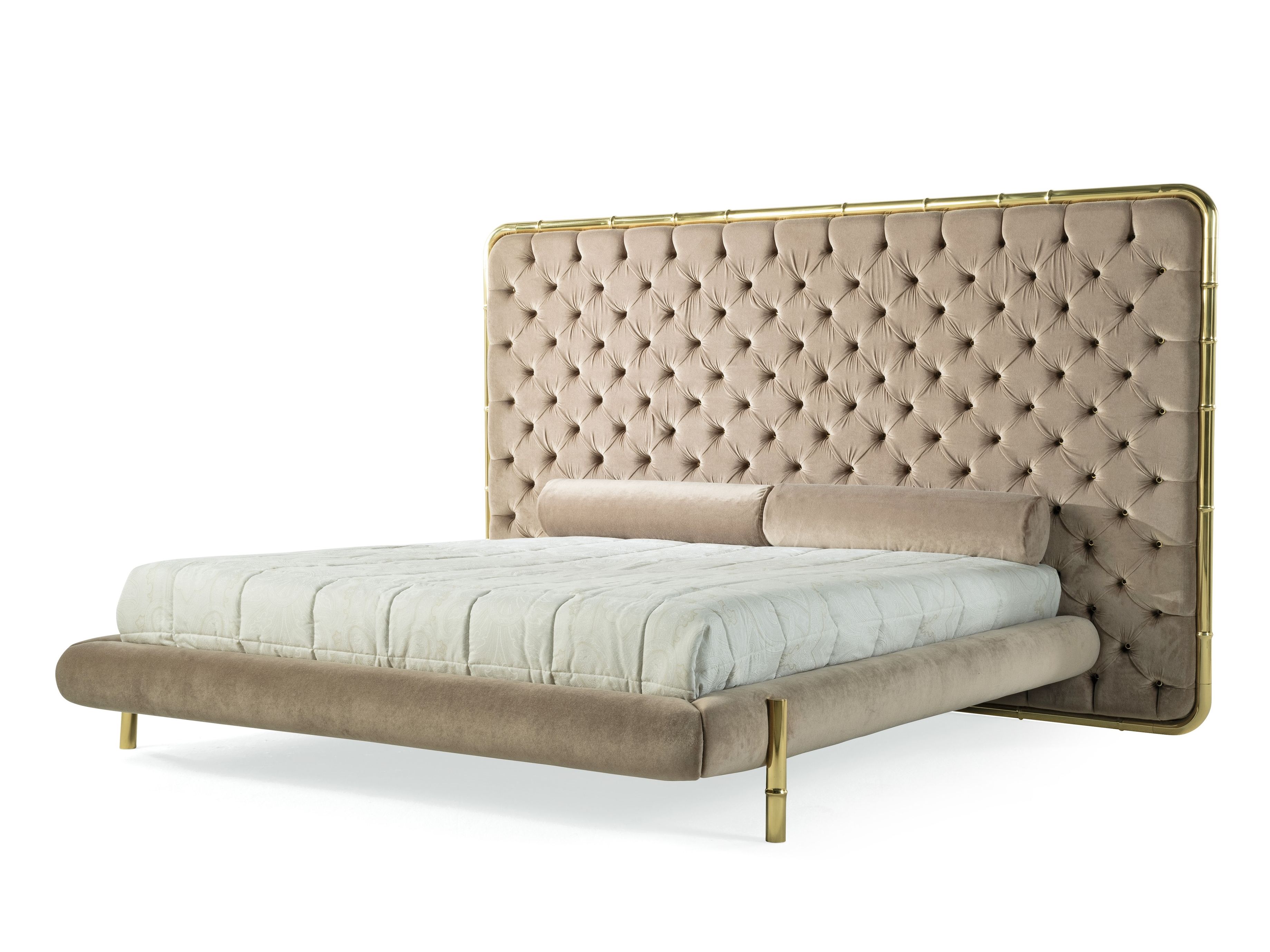 Бархатная кровать размера "king-size" с капитонным изголовьем ETRO Home Interiors ARCH-00071615 - Вид №2
