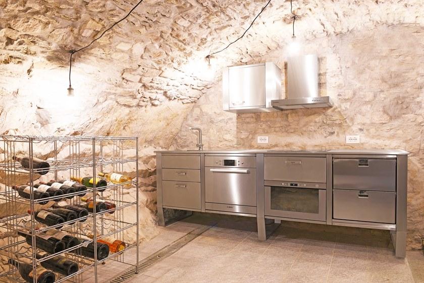 Lgtek Кухня из нержавеющей стали и дерева Window sun-id-1388816 - Вид №2