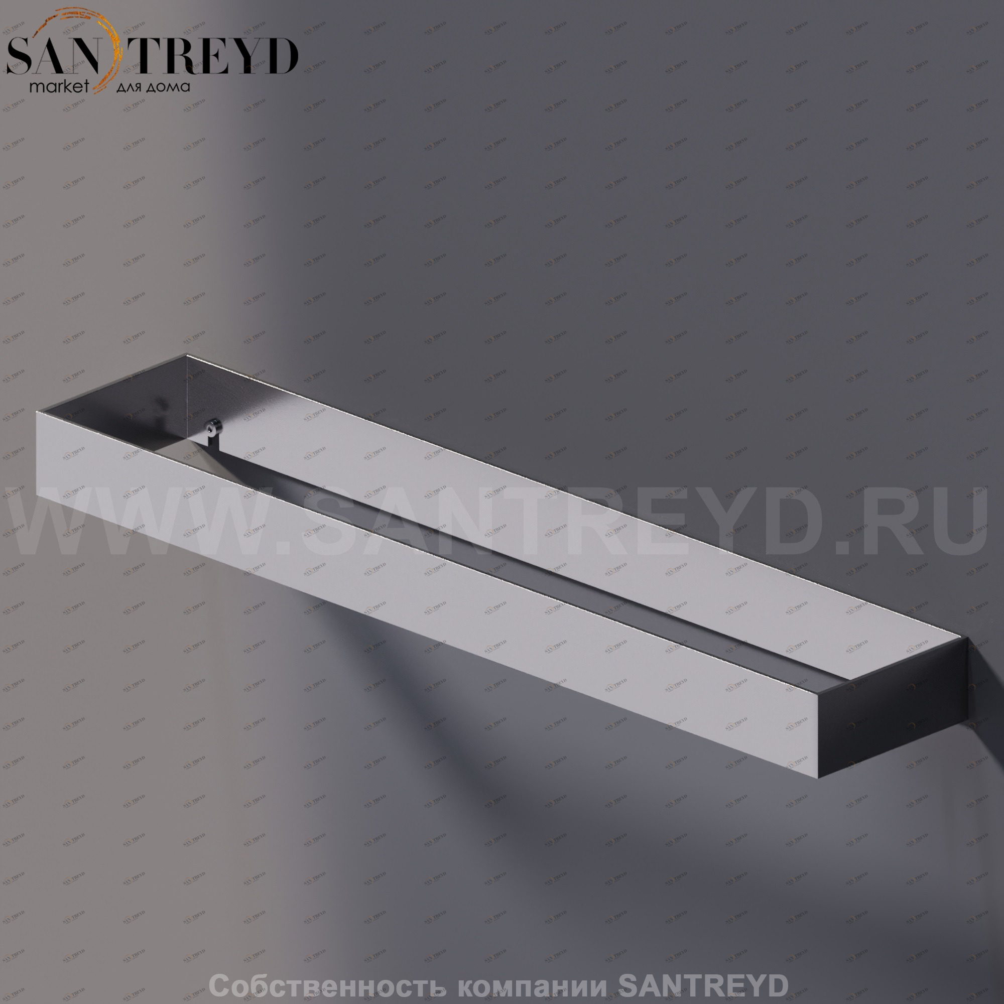 Agape 369 Базовый опорный элемент / Полотенцедержатель 60 см хромированный A369202A