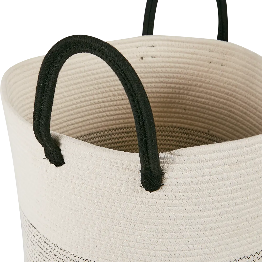 Корзина для белья Swensa Asta 72.2 л цвет молочно-черный 88589686 STLM-2056967 - Вид №3