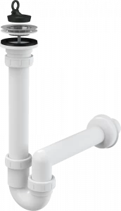 Сифон трубчатый с нержавеющей peшeткой DN70