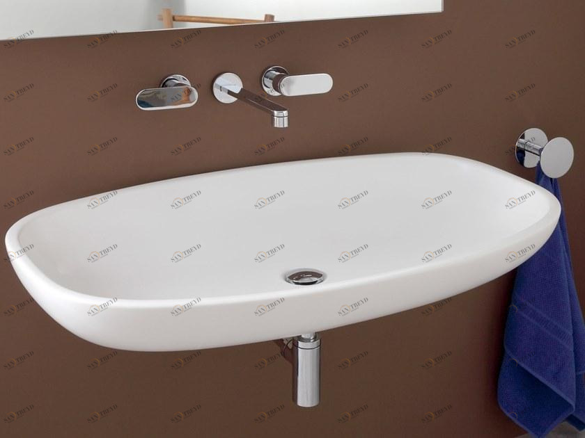 5082 Накладная раковина на столешницу  овальная Ceramica Flaminia Nuda